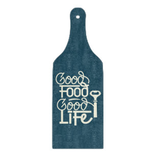 Good Food Good Life  Cutting Board