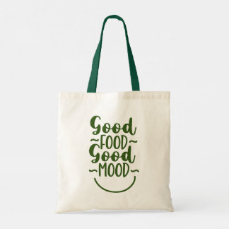 Good Food Good Mood Shopping Tote Bag