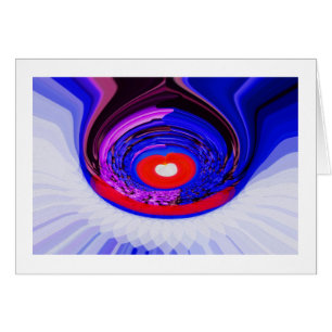 Good fortune apple art card