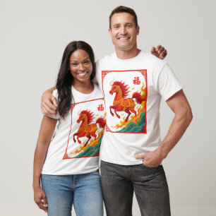 Good Fortune Chinese Fire Horse T-Shirt