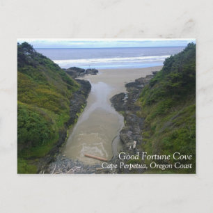 Good Fortune Cove, Cape Perpetua, OR Postcard