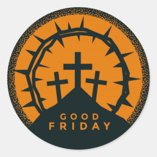 Good Friday Classic Round Sticker