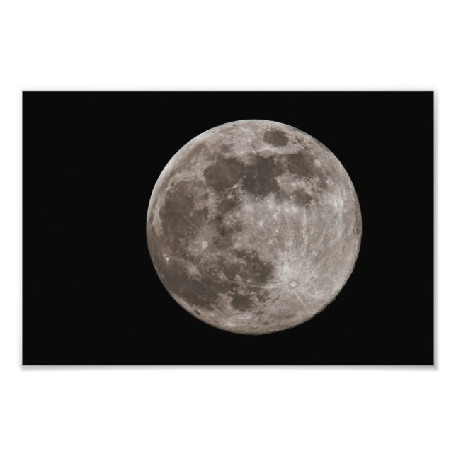 "Good Friday" Full Moon over Saskatchewan Photo Print (Front)