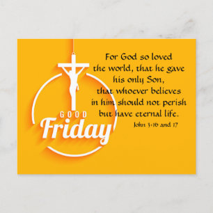 Good Friday  Holiday Postcard