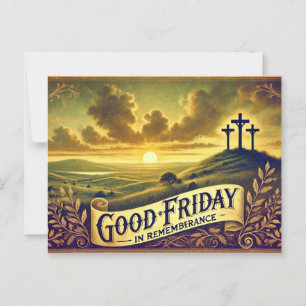 Good Friday Postcard