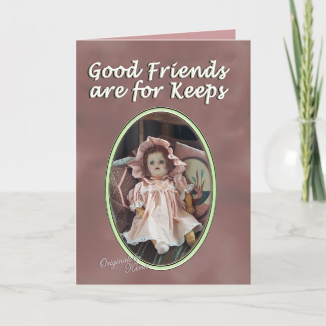 Good Friends 2-customise Holiday Card (Front)