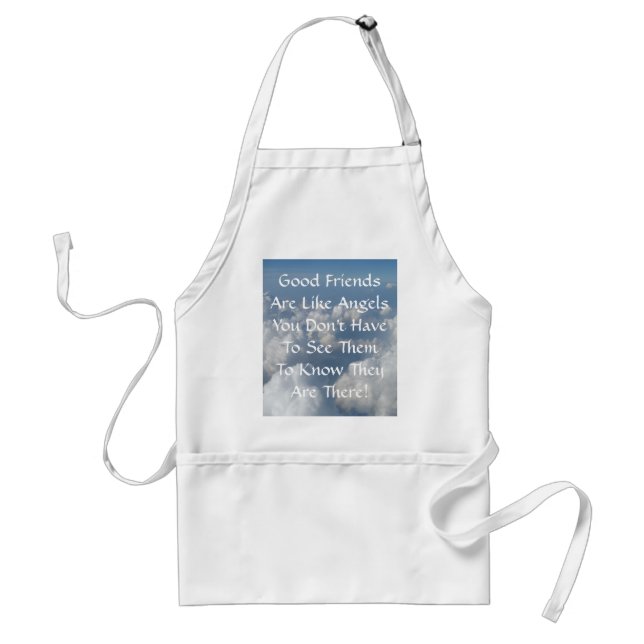 Good Friends Are Like Angels Standard Apron (Front)