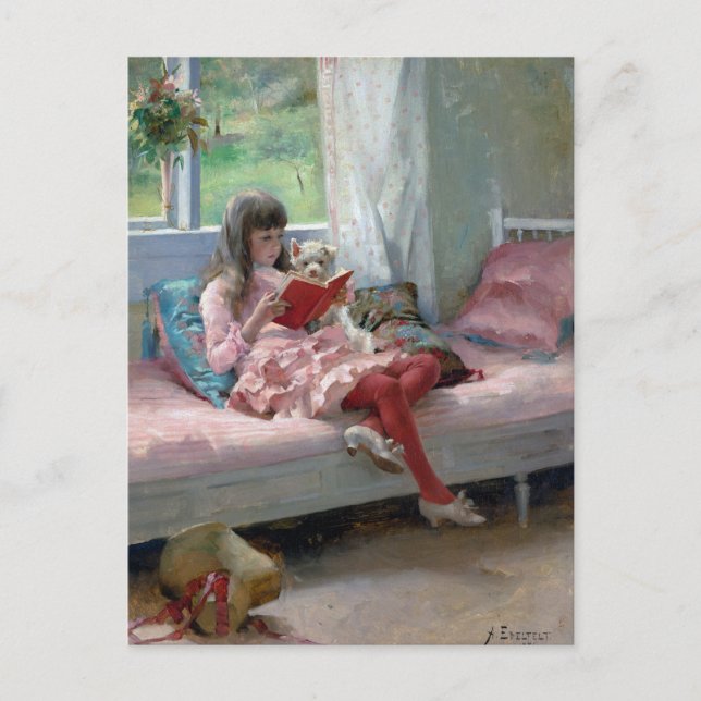 Good Friends by Albert Edelfelt 1881 Postcard (Front)