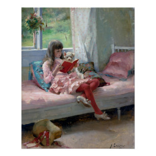 Good Friends by Albert Edelfelt 1881 Poster