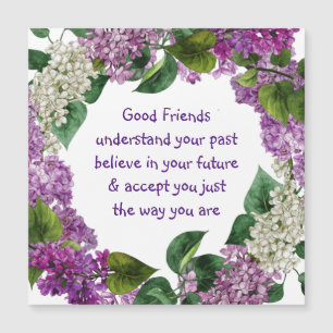 Good friends Understand Inspirational Quote Card