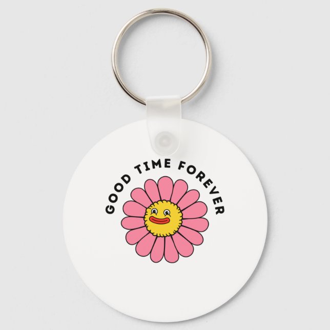 Good Funny Time Forever    Key Ring (Front)
