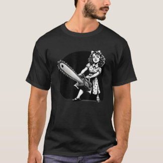 Good Girl Bad Girl Punk Goth Horror Fan Chainsaw G T-Shirt