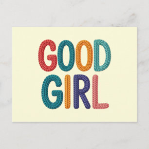 Good Girl Postcard