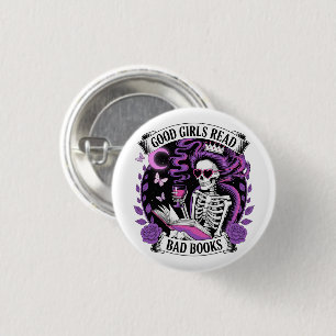 Good Girls Read Bad Books 3 Cm Round Badge