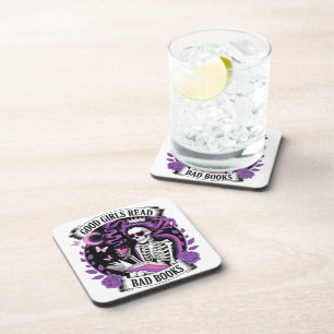 Good Girls Read Bad Books Coaster