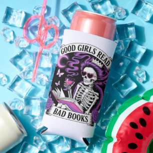 Good Girls Read Bad Books Seltzer Can Cooler
