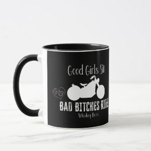 Good Girls Sit The Gritty Truth Mug in black