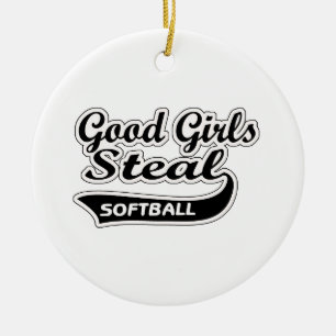 Good Girls Steal (Black) Ceramic Tree Decoration