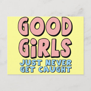 Good Girls T-shirts and Gifts For Her Postcard
