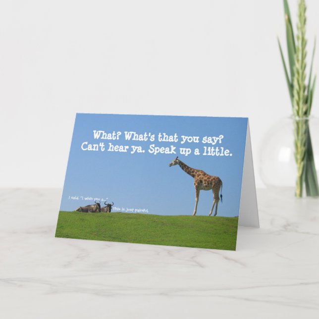 Good gnus! Father's Day Card (Front)