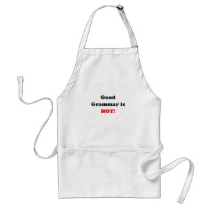 Good Grammar is Hot Standard Apron