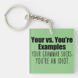 Good Grammar Key Ring