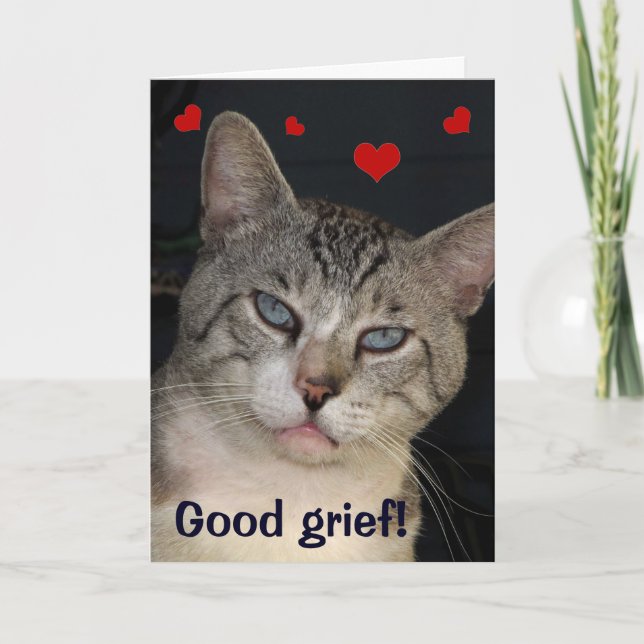 Good Grief Valentine's Day Card For Her (Front)