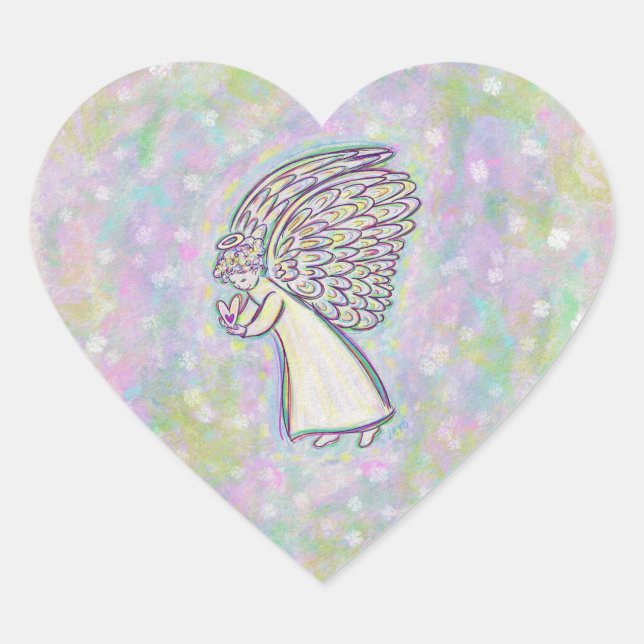 Good Guardian Angel Art Custom Decal Stickers (Front)