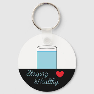 Good Health and Water Keychain
