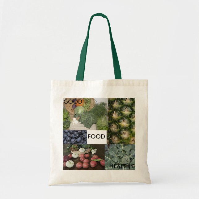 Good Healthy Food Tote Bag (Front)