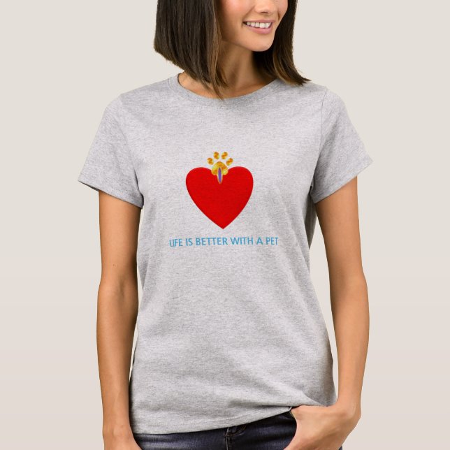 Good Heart & Paw T-Shirt (Front)