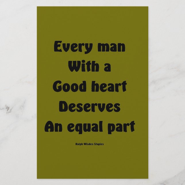 Good heart stationery (Front)
