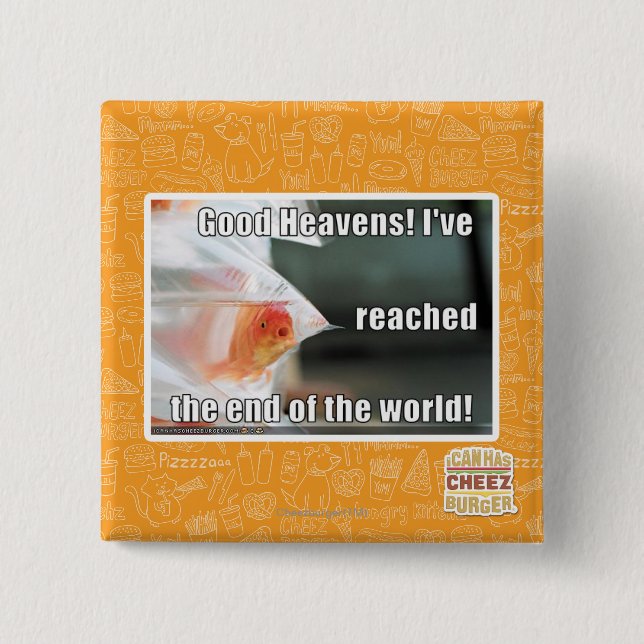 Good Heavens! 15 Cm Square Badge (Front)