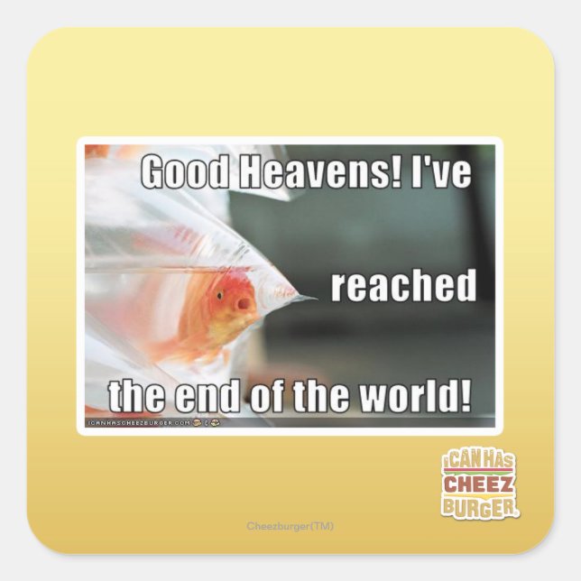 Good Heavens! Square Sticker (Front)