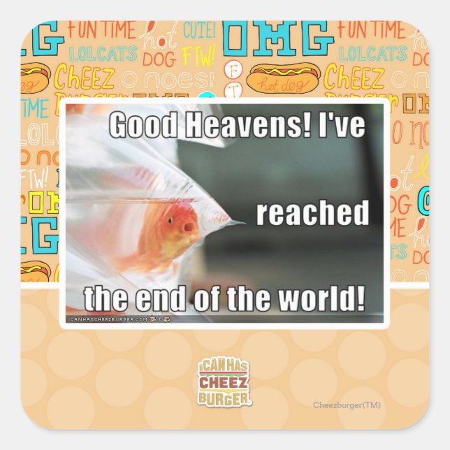 Good Heavens! Square Sticker (Front)