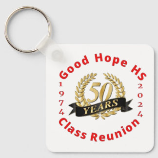 Good Hope High School 50th Year class Reunion Cap Key Ring