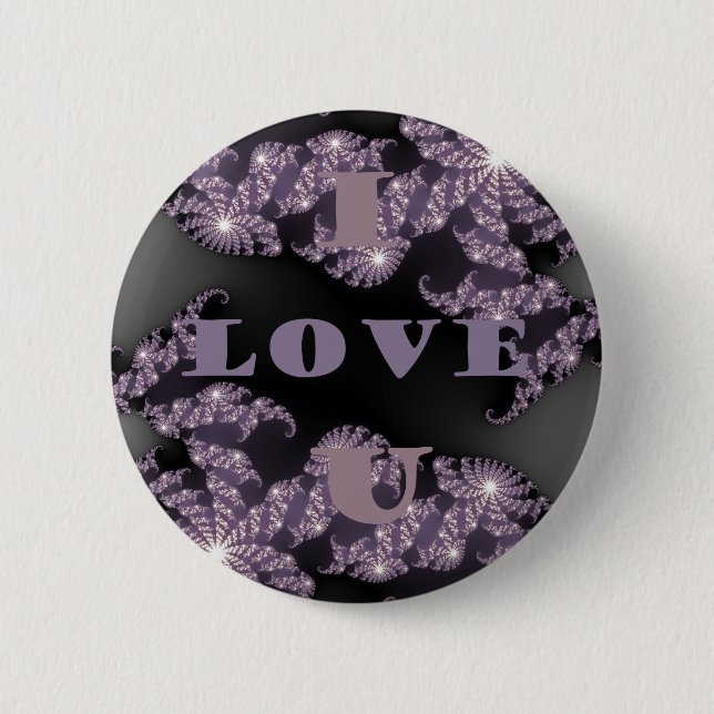 Good   I Love You 6 Cm Round Badge (Front)