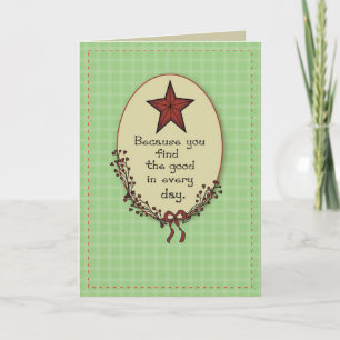 Good In Every Day Country Birthday Card