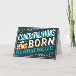 GOOD JOB AND HAPPY **30th** BIRTHDAY Card