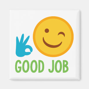 Good Job Emoji Magnet