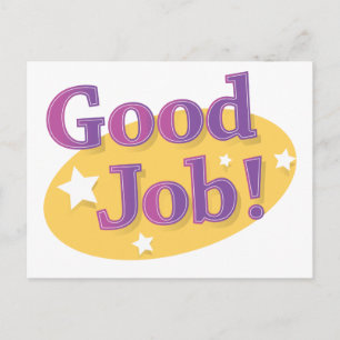 Good Job! Postcard