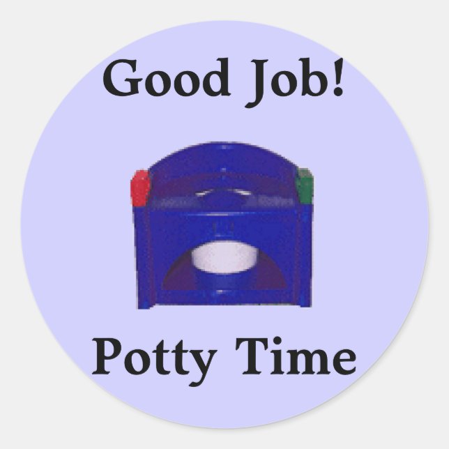 Good Job! Potty Time Stickers (Front)