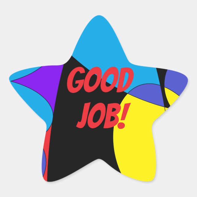 Good Job Star Sticker (Front)