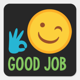 Good job well done face sticker