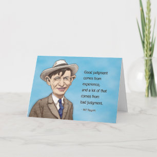 Good Judgement birthday card