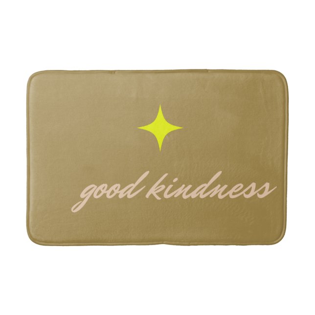good kindness bath mat (Front)