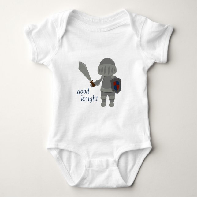 Good Knight Suit of Armour Baby Tee (Front)