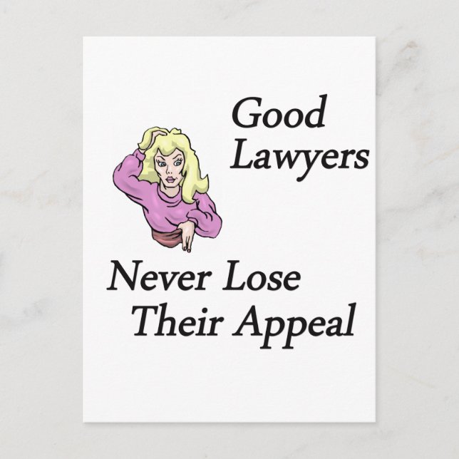 Good Lawyers Postcard (Front)
