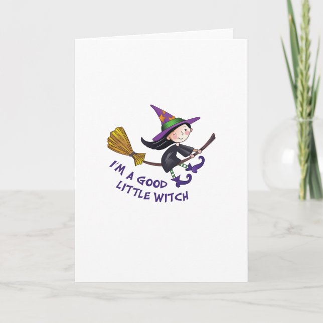 GOOD LITTLE WITCH CARD (Front)