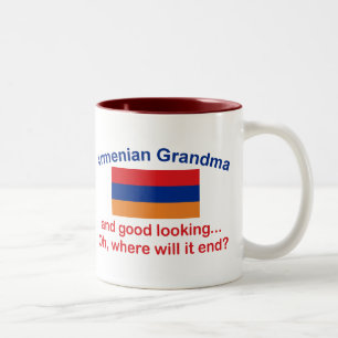 Good Lkg Armenian Grandma Two-Tone Coffee Mug